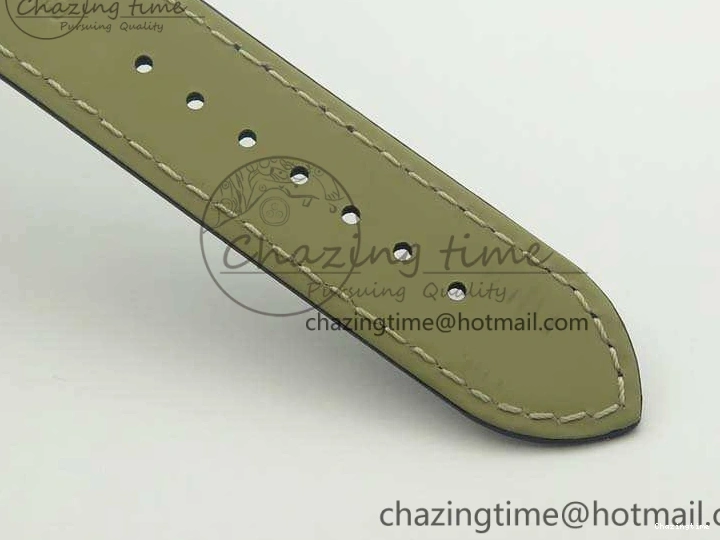 0218 Fashionable De Ville Prestige Real Power Reserve SS TW 1:1 Best Edition White Dial Blue Markers On Leather Strap A 8094